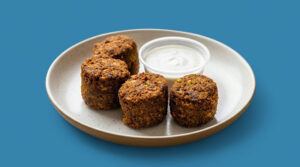 FRIED FALAFEL w/ 1 CHOICE SAUCE ON SIDE