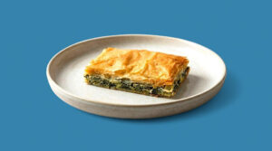 SPANAKOPITA (Greek Spinach Pie) w/ 1 SIDES OF TZATZIKI